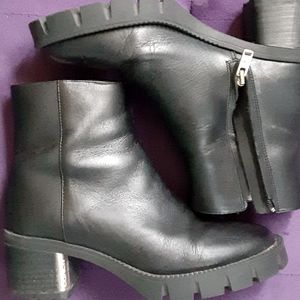 COACH Black leather boots size 6
